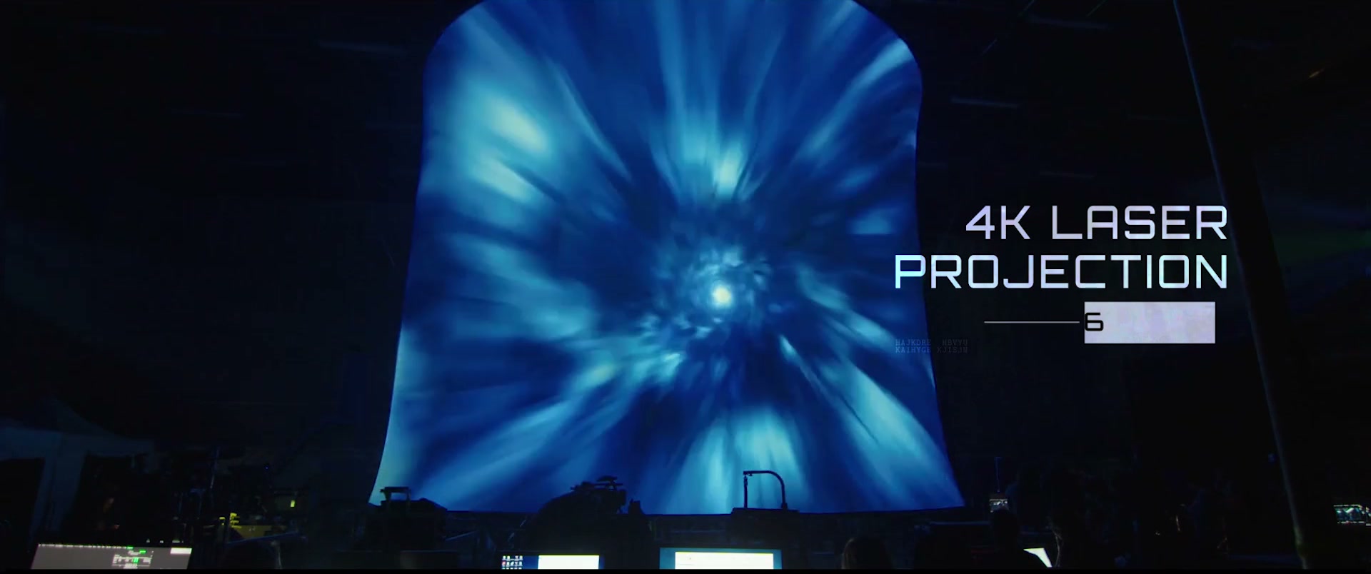 The resolved 4K laser projection callout from the Solo sequence added in 2019.